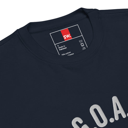 G.O.A.T #12 Embroidered Sweatshirt