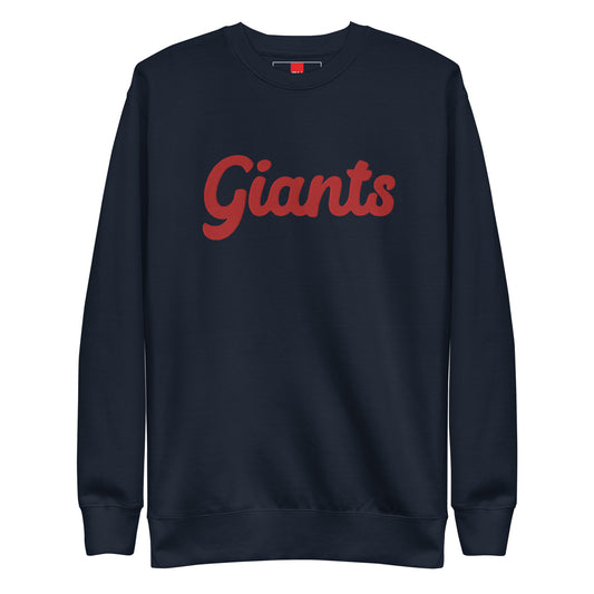 New York "Giants" Embroidered Sweatshirt