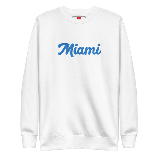 Miami Embroidered Sweatshirt | Multiple Color Options